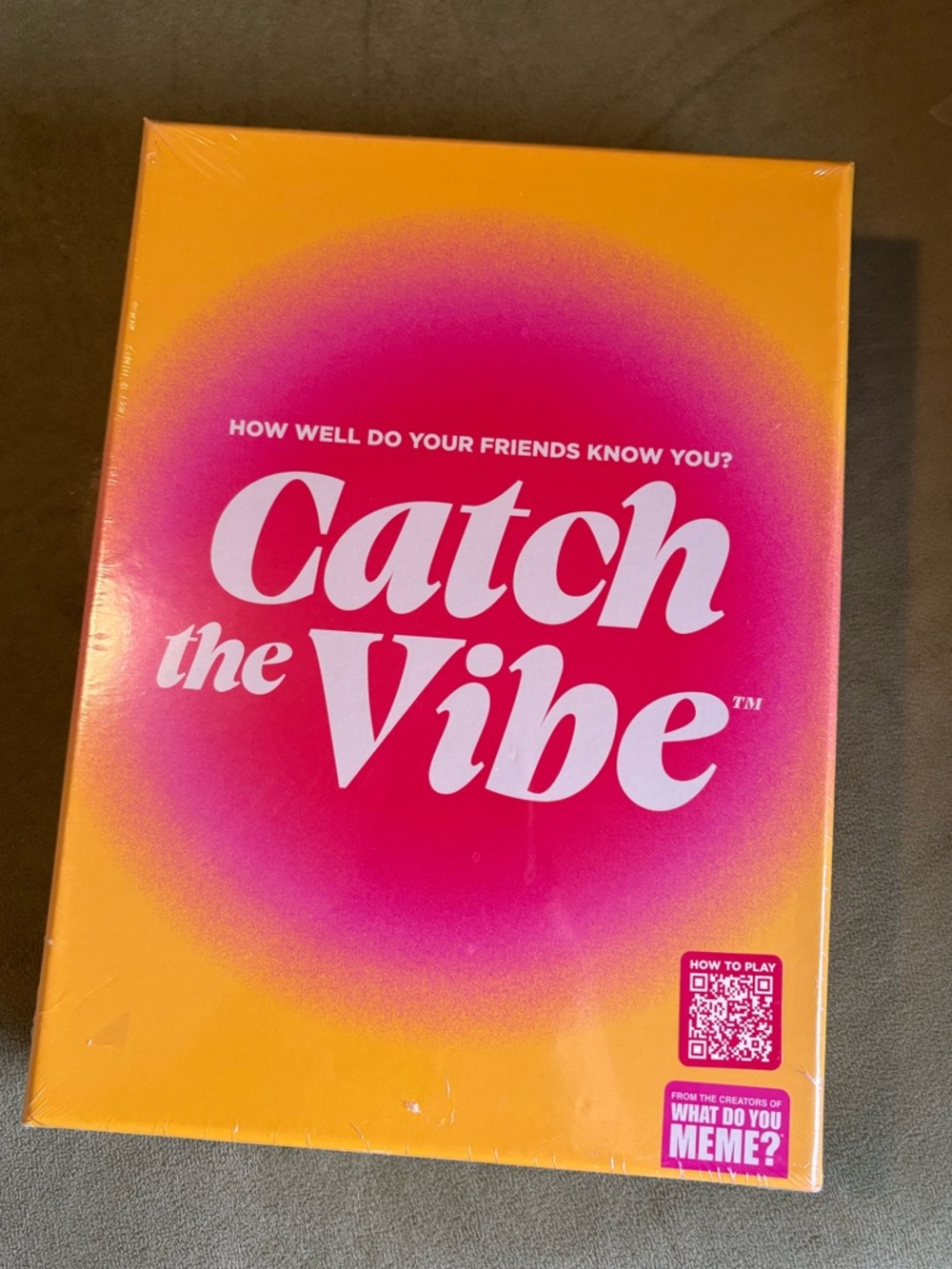 Catch the Vibe Party Game - Pink & Orange Edition